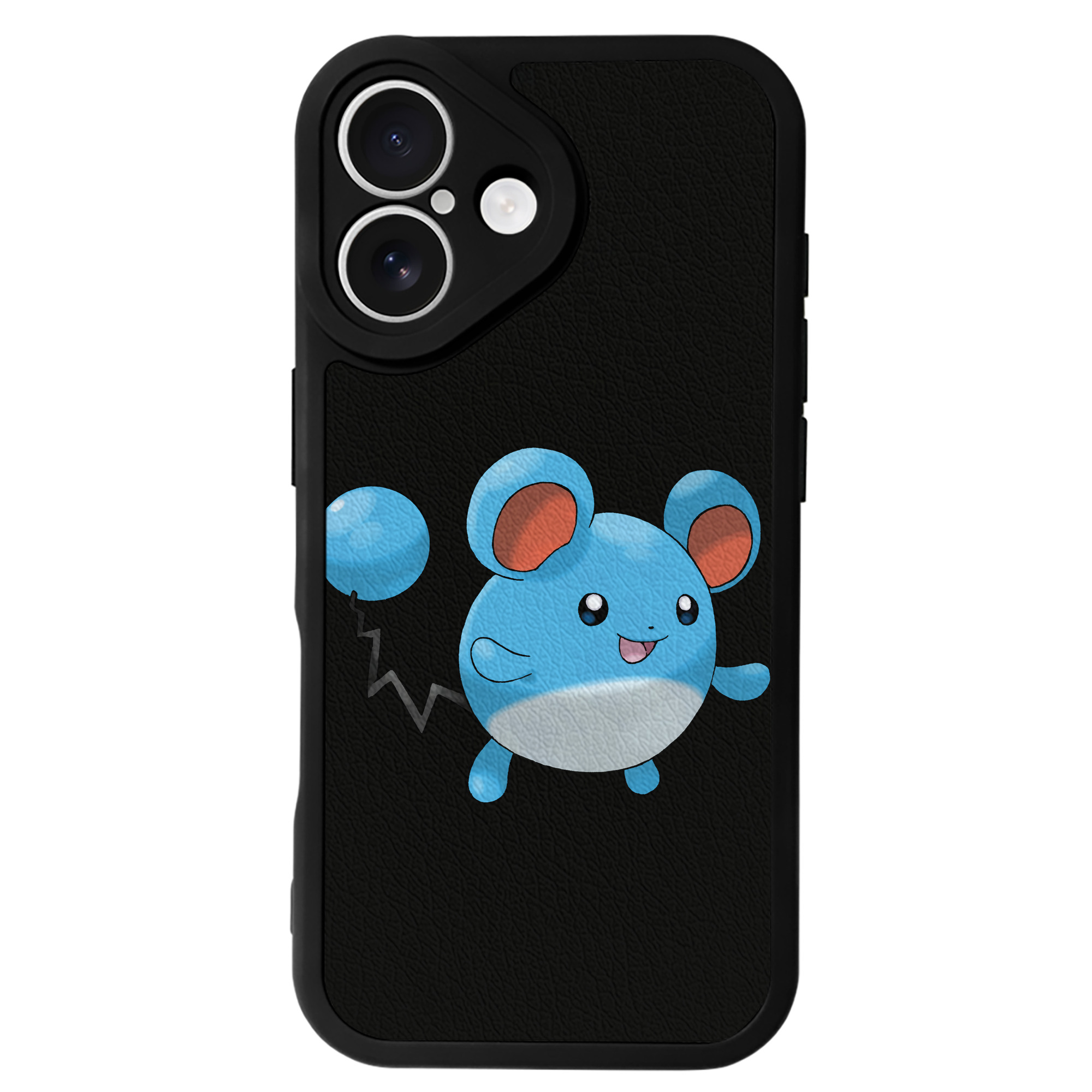 （画像用） ポケットモンスター Pokémon 【iPhone 16シリーズ対応】シリコンスマホケース（レザー調） 材質：シリコン